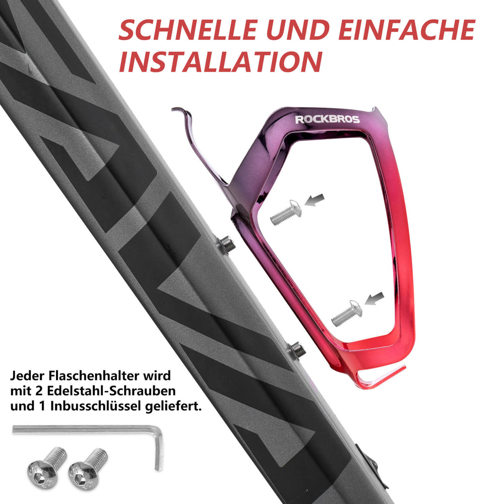 ROCKBROS_Flaschenhalter_Fahrrad_Getrankehalter_Leichtgewicht_30g-Schwarz_Rot_4