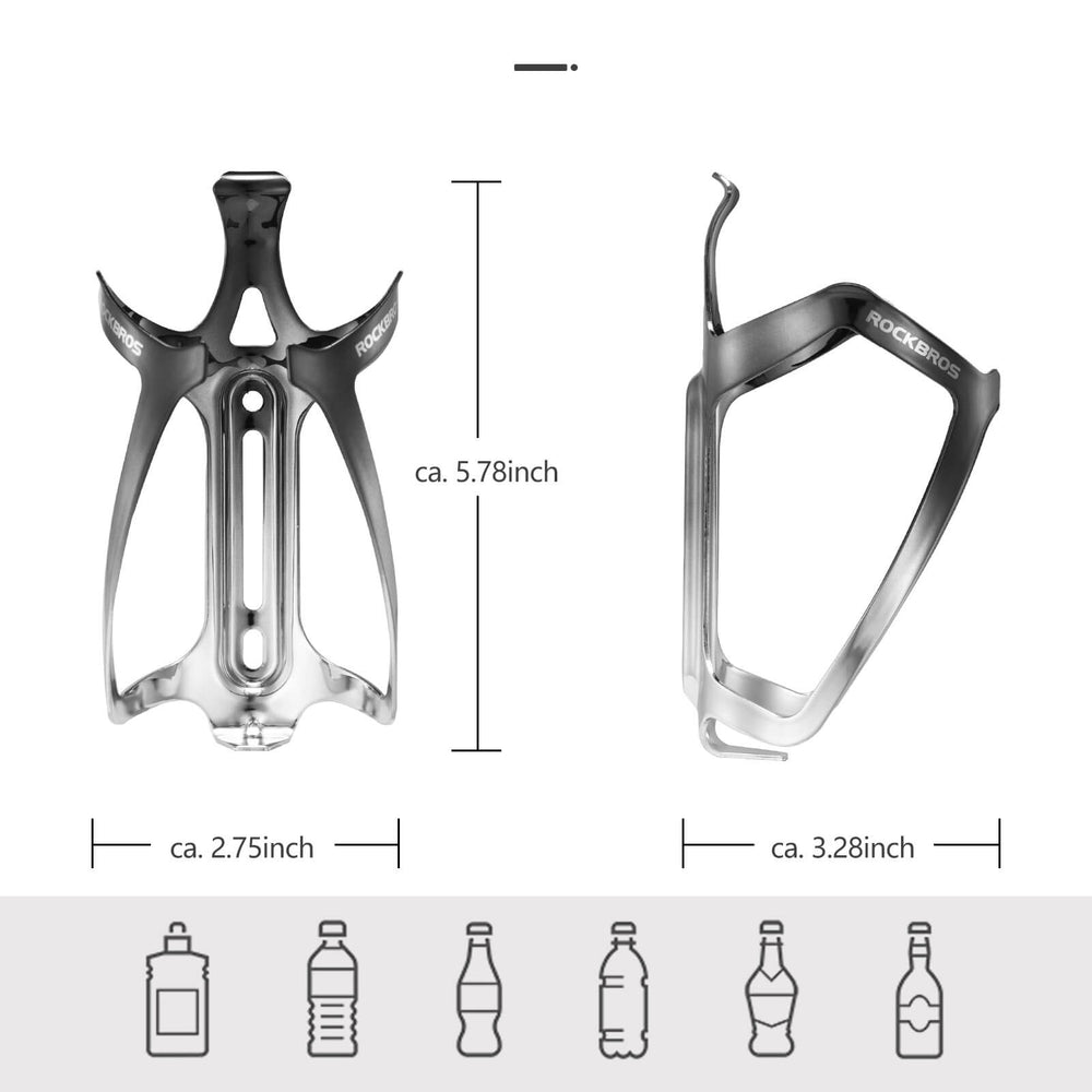 ROCKBROS_Flaschenhalter_Fahrrad_Getrankehalter_Leichtgewicht_30g-_Schwarz_Silber_1