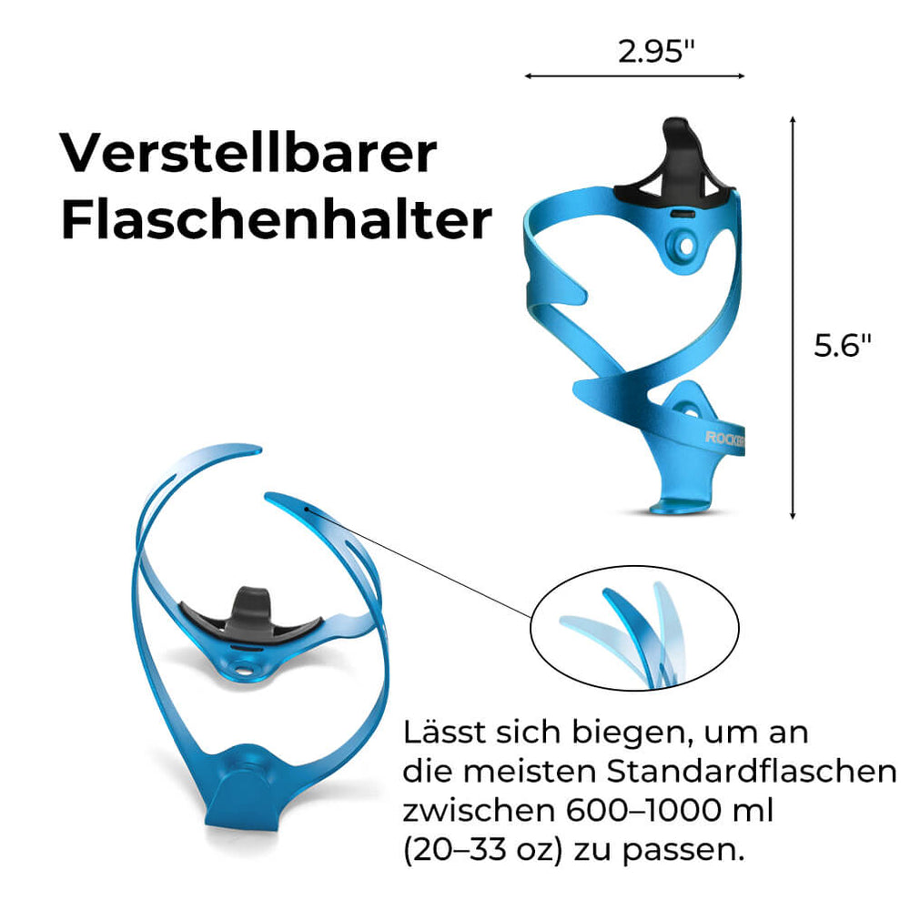 ROCKBROS Flaschenhalter Leicht Trinkflaschenhalter für MTB Rennrad