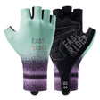 ROCKBROS Halbfinger-Fahrradhandschuhe Atmungsaktiv Rutschfest Sommer-Blau