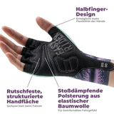 ROCKBROS Halbfinger-Fahrradhandschuhe Atmungsaktiv Rutschfest Sommer