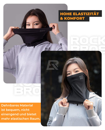 schlauchtuch rennrad ROCKBROS Halstuch Winter Schlauchtuch Winddicht & Warm für Ski, Rad un –  ROCKBROS-DE