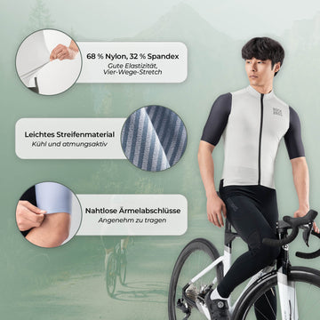 fahrradtrikot herren mountainbike ROCKBROS Herren Kurzarm Fahrradtrikot Schnelltrocken Atmungsaktiv Sommer –  ROCKBROS-DE
