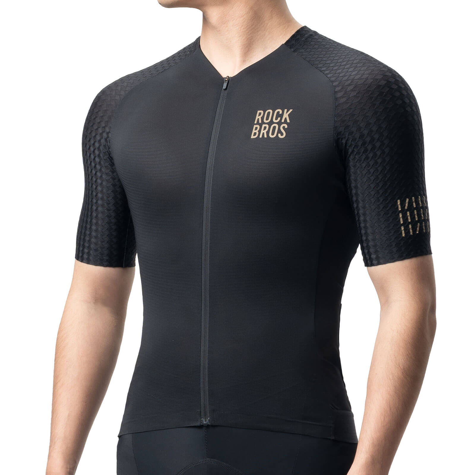 schwarzes rennrad trikot ROCKBROS Herren Kurzarm Hochleistungs-Radtrikot Jersey für MTB & Rennrad –  ROCKBROS-DE