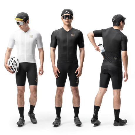 ROCKBROS Herren Kurzarm Hochleistungs-Radtrikot Jersey für MTB & Rennrad