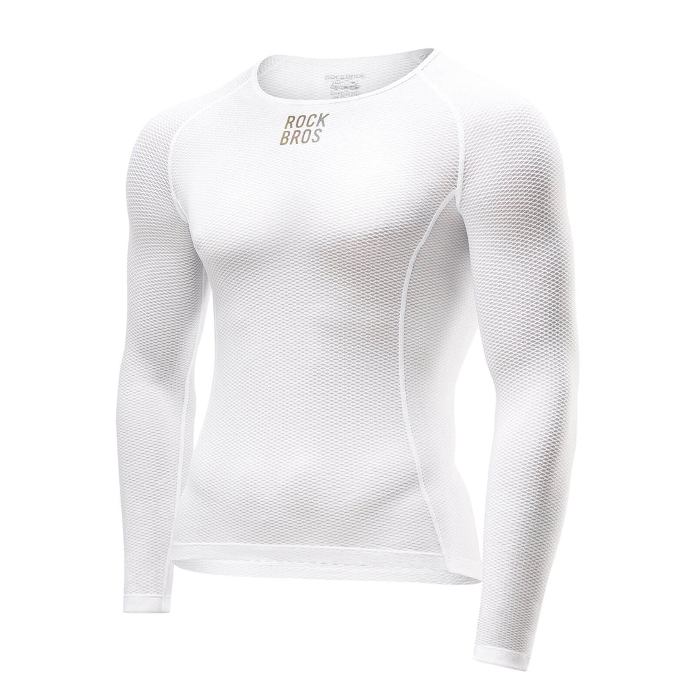 ROCKBROS Herren Langarm-Radtrikot Funktionsshirt Fahrrad Jersey Schnell Trocknen