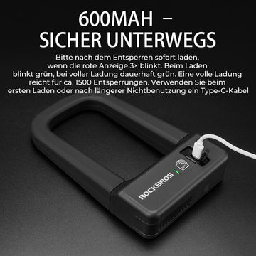 thomas philipps fahrradschloss ROCKBROS Intelligentes NFC Fahrradschloss Wasserdicht Lange Akkulaufzeit – ROCKBROS-DE