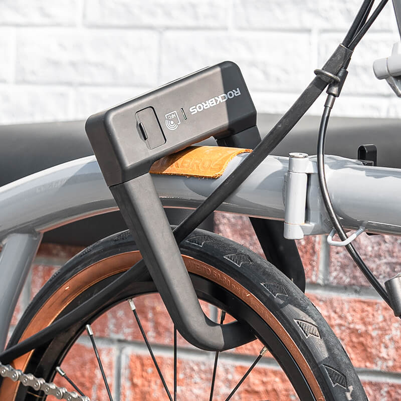 ROCKBROS Intelligentes NFC Fahrradschloss Wasserdicht Lange Akkulaufzeit für Motorrad/Fahrrad