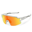 ROCKBROS Kinder Fahrradbrille Sonnenbrille Polarisiert UV400 für Jungen-Transparent