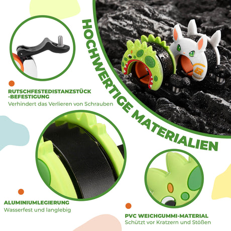 ROCKBROS Kinder Fahrradklingel Laut für Lenker 22,2-25,4mm für Laufrad MTB