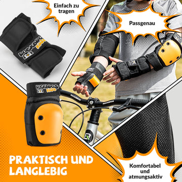 ROCKBROS Kinder Knieschoner 6-in-1 Komfort Schoner Set Protektoren –  ROCKBROS-DE