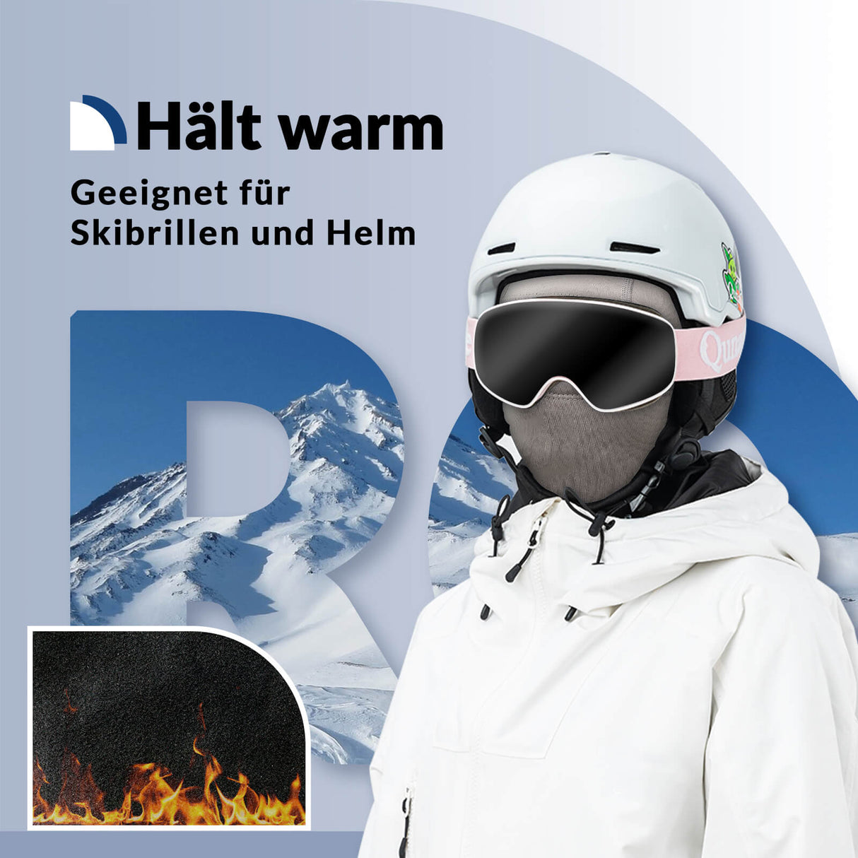 ROCKBROS_Kinder_Winter_Sturmhaube_Balaclava_Warm_Skimaske_fur_MadchenJungen-Grau