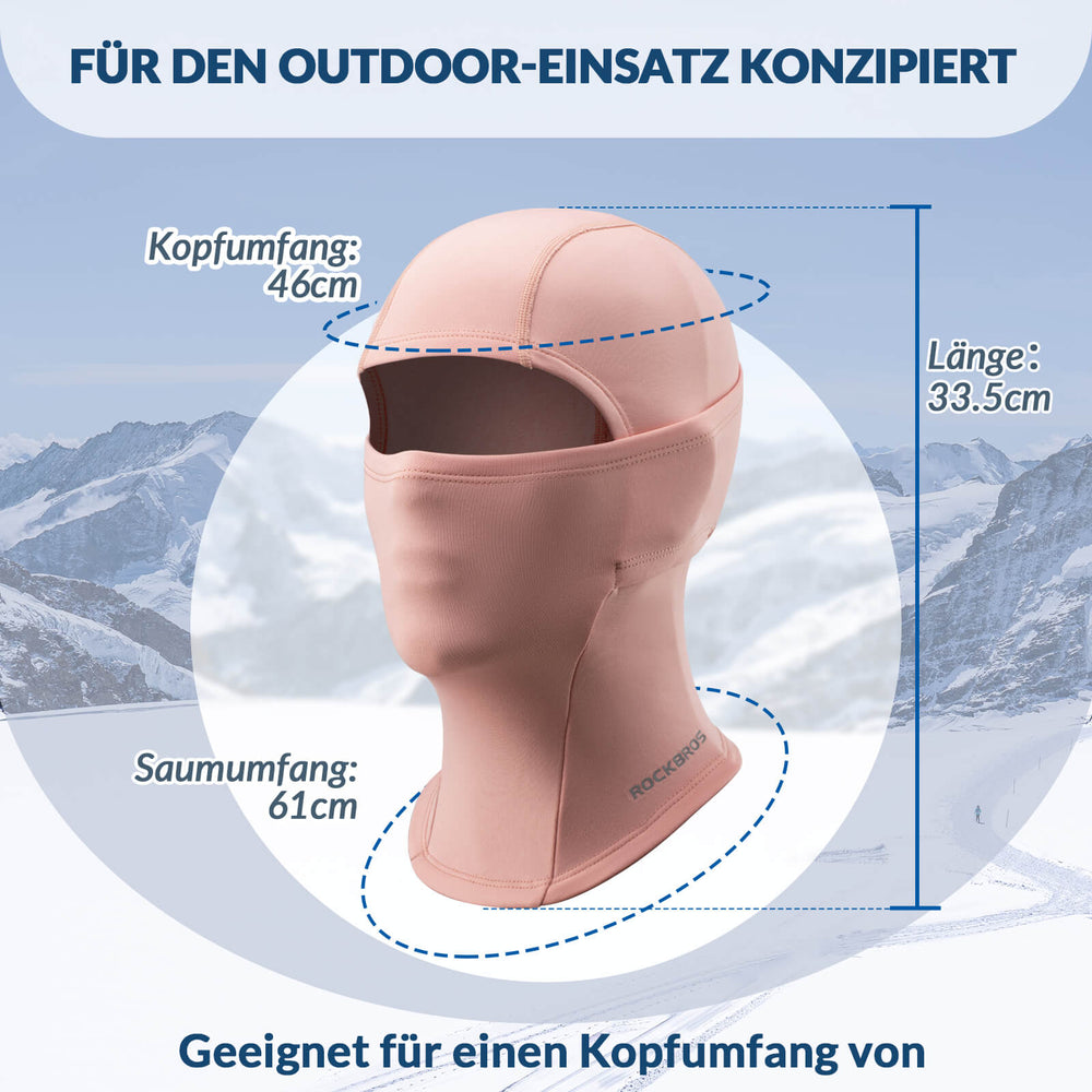 ROCKBROS_Kinder_Winter_Sturmhaube_Balaclava_Warm_Skimaske_fur_MadchenJungen-Rosa