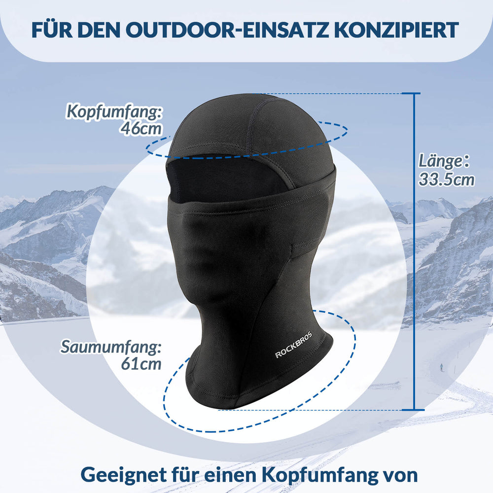 ROCKBROS_Kinder_Winter_Sturmhaube_Balaclava_Warm_Skimaske_fur_MadchenJungen-Schwarz