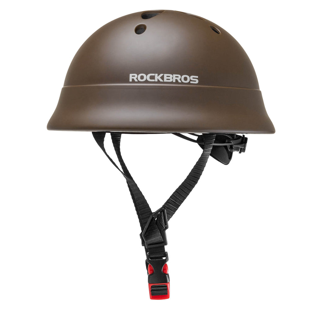 ROCKBROS Kinderhelm Fahrradhelm 48-52cm 2-5 Jahre für Scooter Fahrrad-Braun