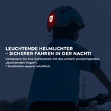 ROCKBROS Kinderhelm Fahrradhelm Rücklicht-Kompatibel 54–58cm 6–18 Jahre