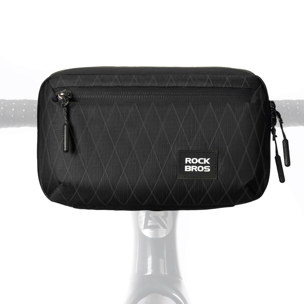 ROCKBROS Lenkertasche Fahrradtasche mit Schultergurt 2,1L für Klapprad, Rennrad