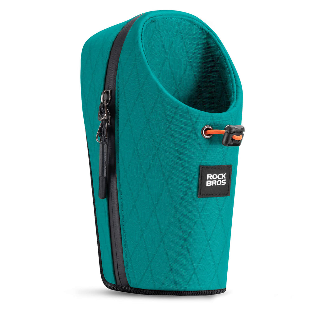 ROCKBROS Lenkertasche Wasserflaschentasche 1.5L für MTB Rennrad Scooter Faltrad-Blau