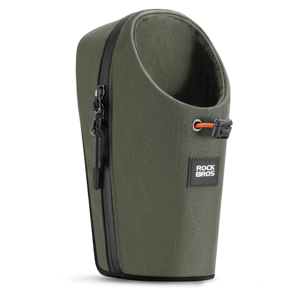 ROCKBROS Lenkertasche Wasserflaschentasche 1.5L für MTB Rennrad Scooter Faltrad-Grün