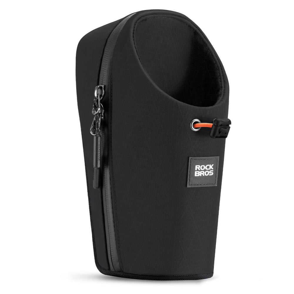 ROCKBROS Lenkertasche Wasserflaschentasche 1.5L für MTB Rennrad Scooter Faltrad-Schwarz
