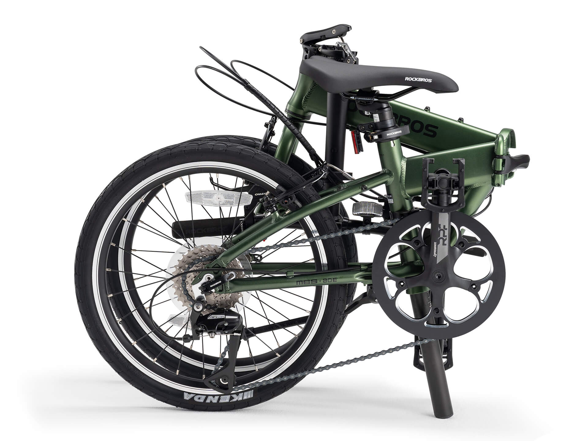 ROCKBROS MBS-Klapprad -20 Zoll 8 Gängen | Citybike-Grün