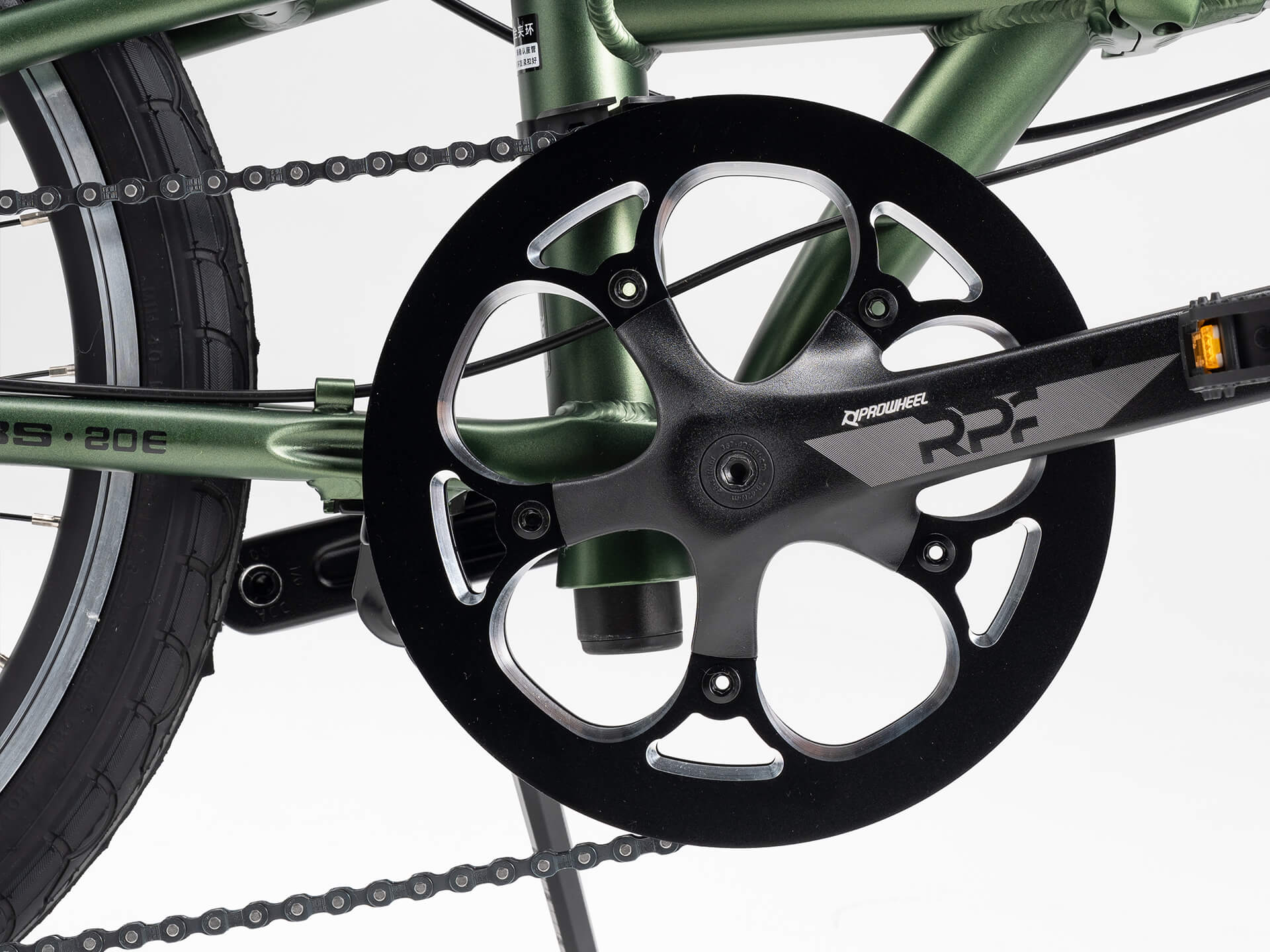 ROCKBROS MBS-Klapprad -20 Zoll 8 Gängen | Citybike-Grün