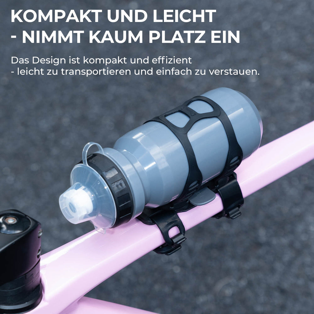 ROCKBROS Magnetischer Flaschenhalter für Fahrrad – mit Riemenbefestigung
