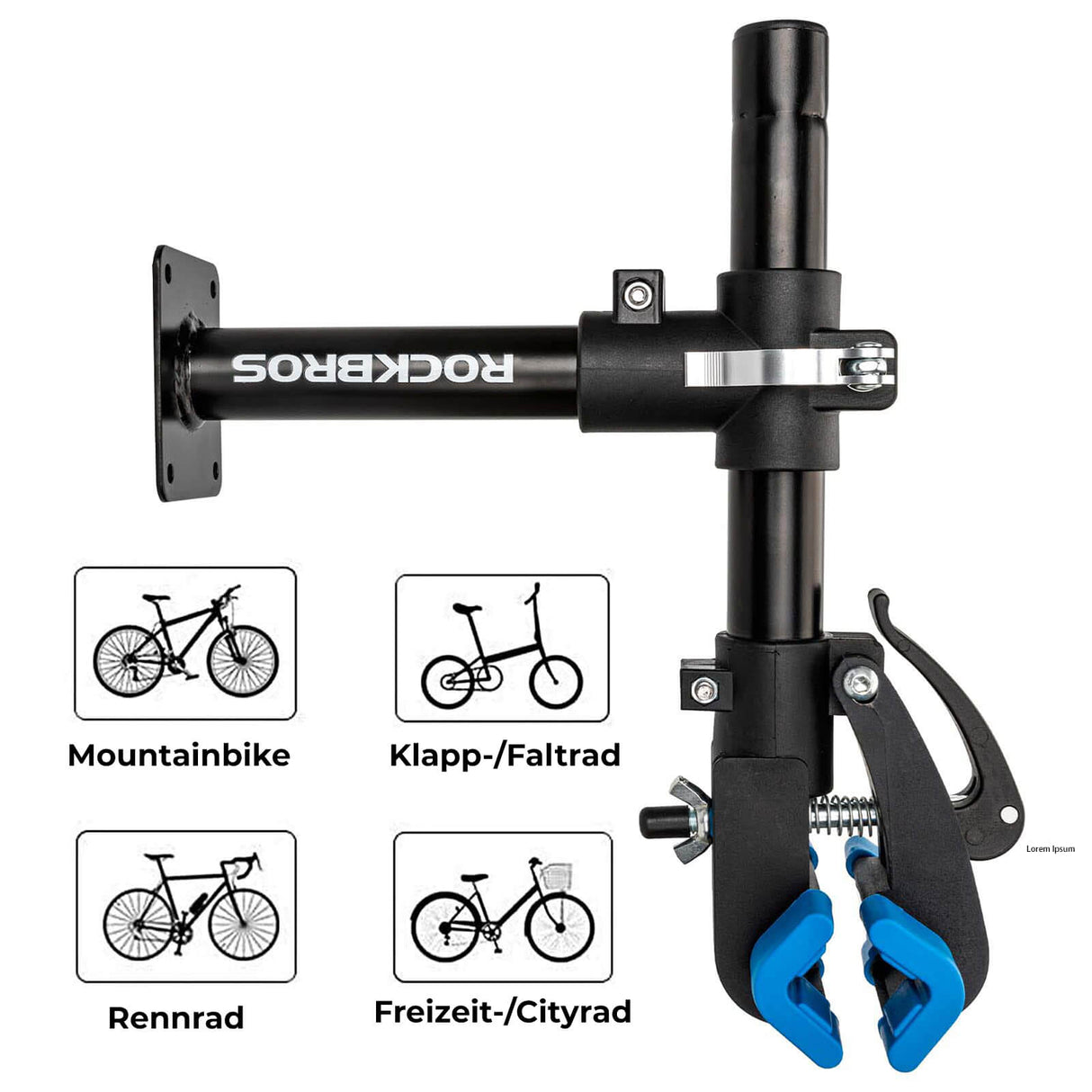 ROCKBROS Montageständer Fahrradhalter für 24–29 Zoll Tragkraft bis 20 kg