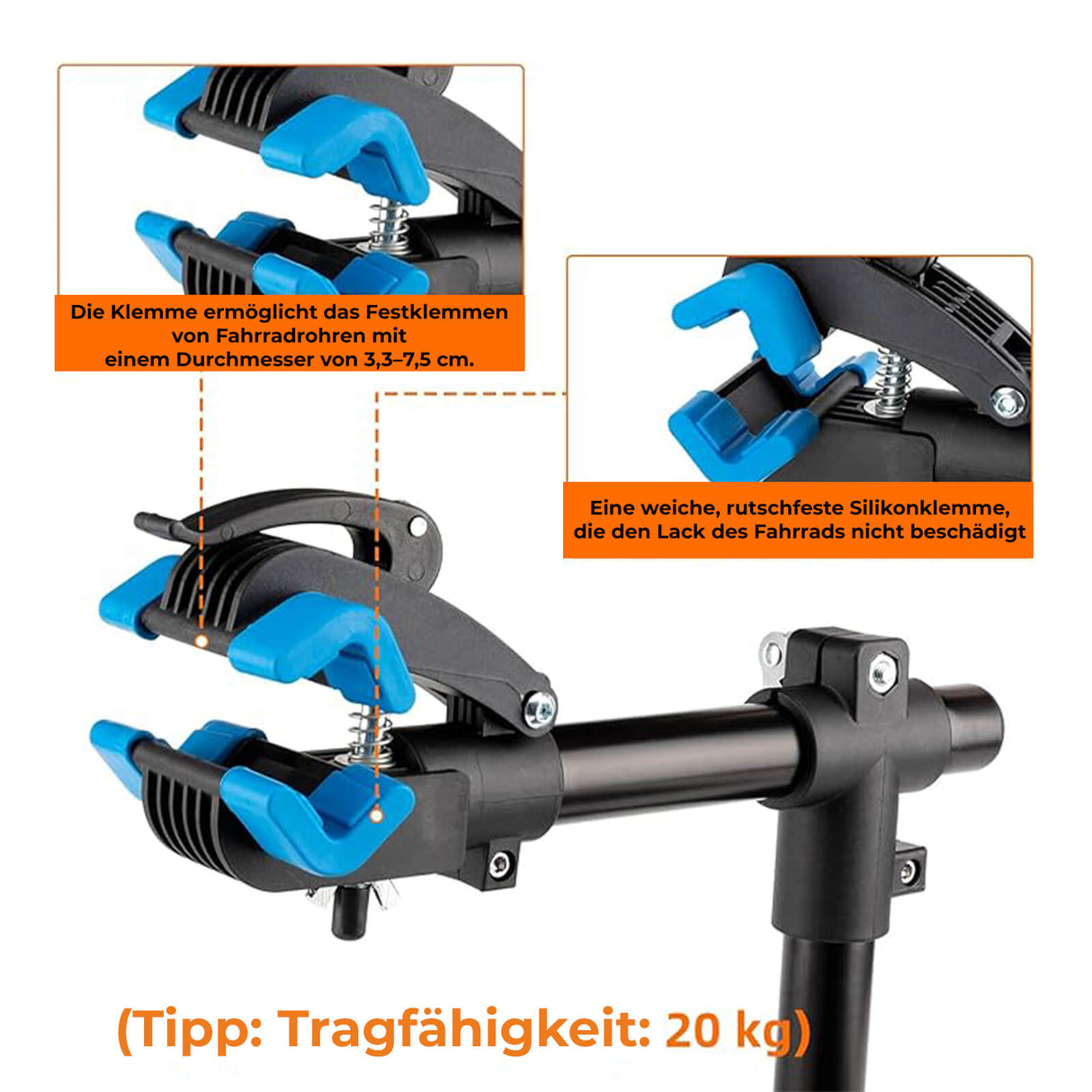 ROCKBROS Montageständer Fahrradhalter für 24–29 Zoll Tragkraft bis 20 kg