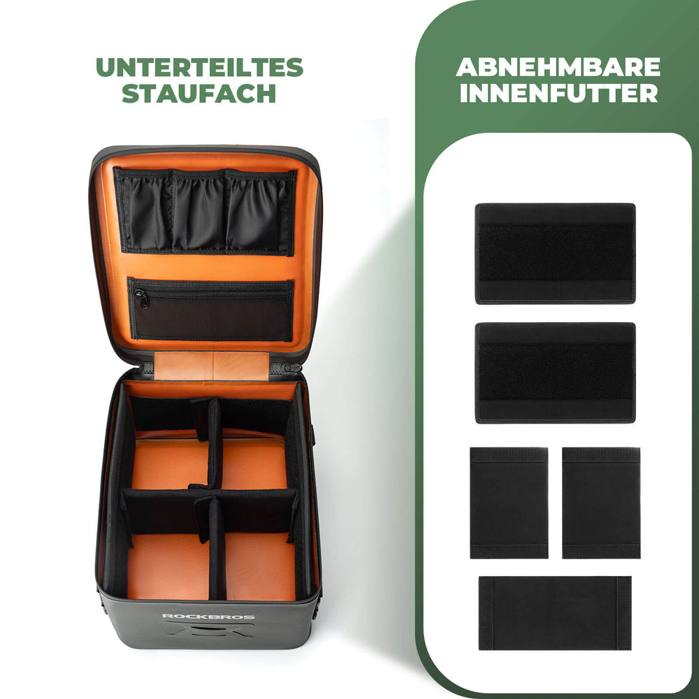 ROCKBROS Motorradtasche Wasserdicht Gepäckträgertasche Hecktasche 13L