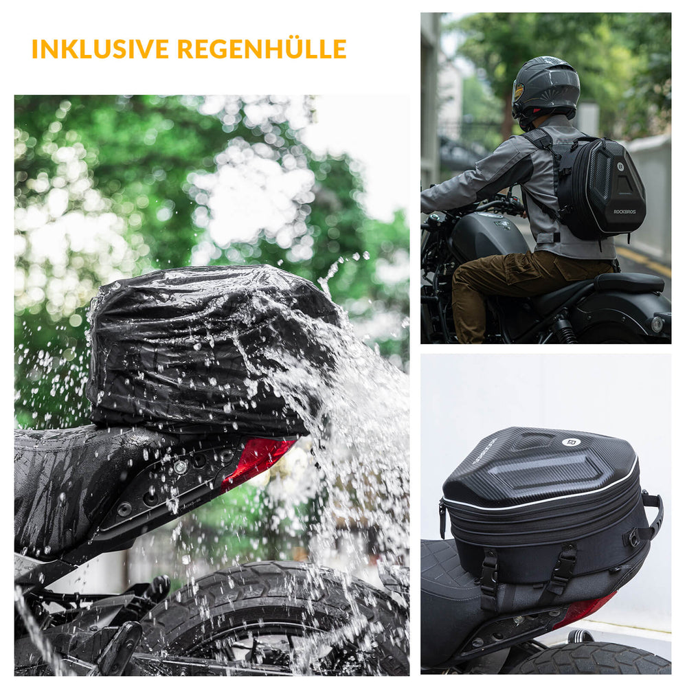 Motorradtasche Wasserdicht Gepäckträgertasche Hecktasche 20-35L - ROCKBROS-EU