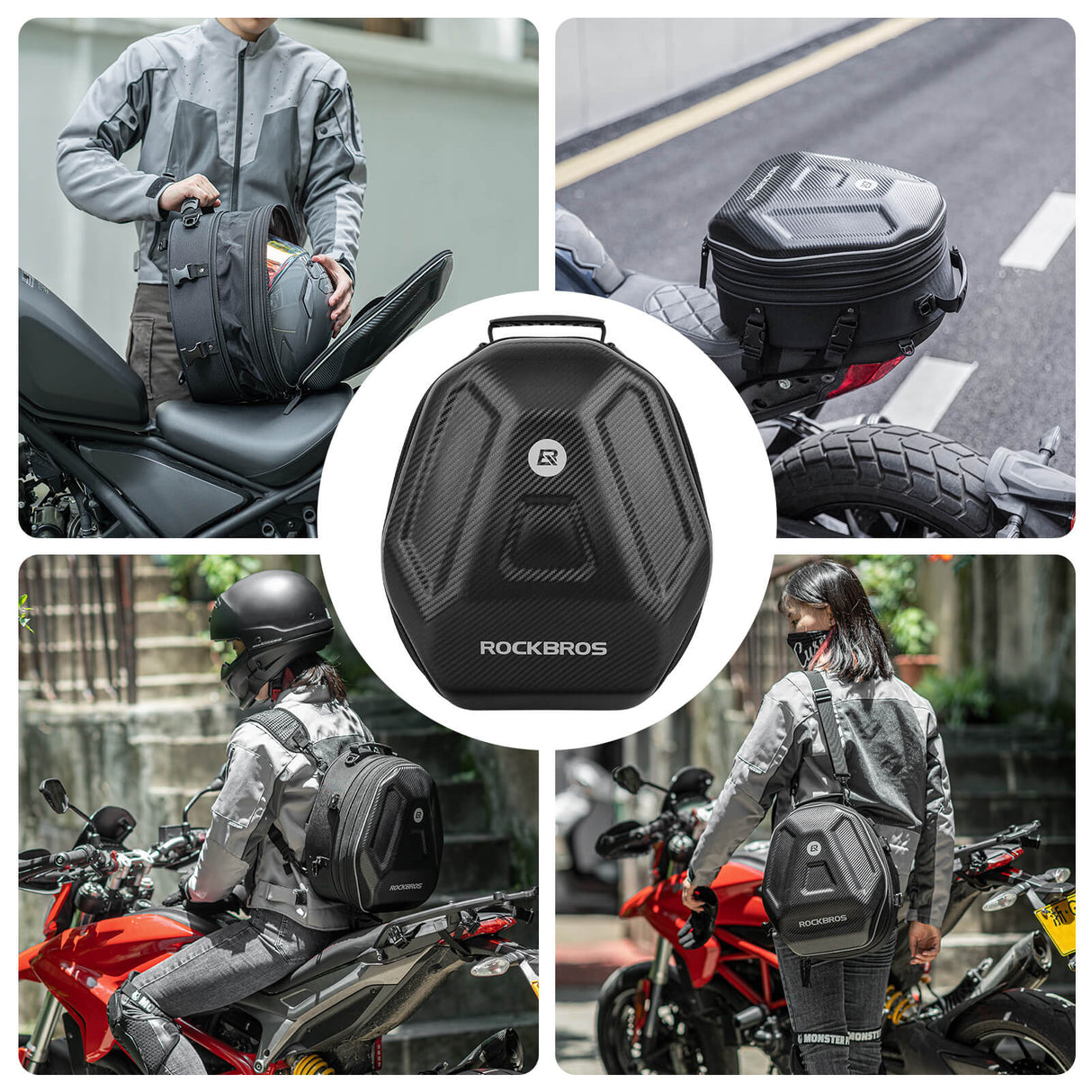 Motorradtasche Wasserdicht Gepäckträgertasche Hecktasche 20-35L