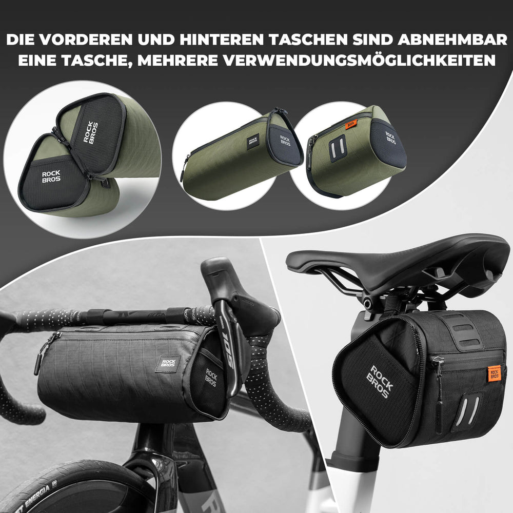 2-in-1 Fahrradtasche Set Wasserabweisend - ROCKBROS-EU