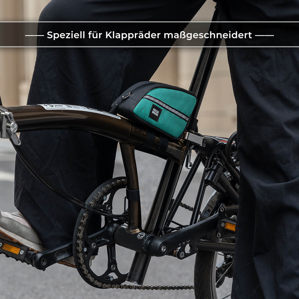 ROCKBROS Oberrohrtasche 0,8L Leicht für Klapprad Falträder 5 Farben