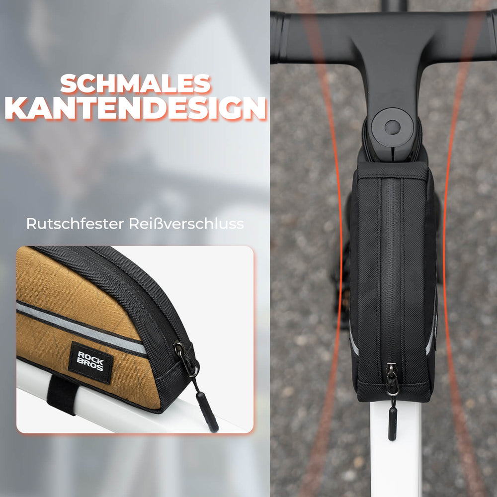 ROCKBROS Oberrohrtasche 0,8L Leicht für Klapprad Falträder 5 Farben