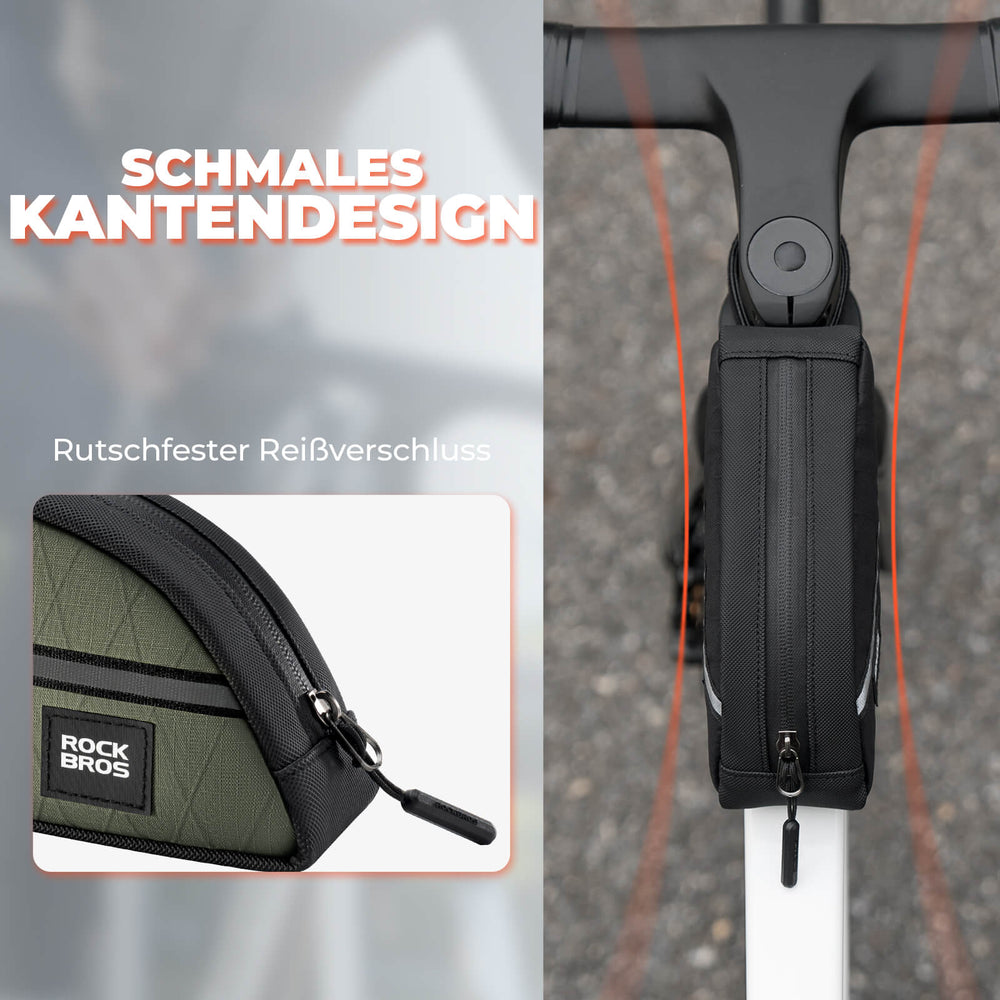 ROCKBROS Oberrohrtasche 0,8L Leicht für Klapprad Falträder 5 Farben