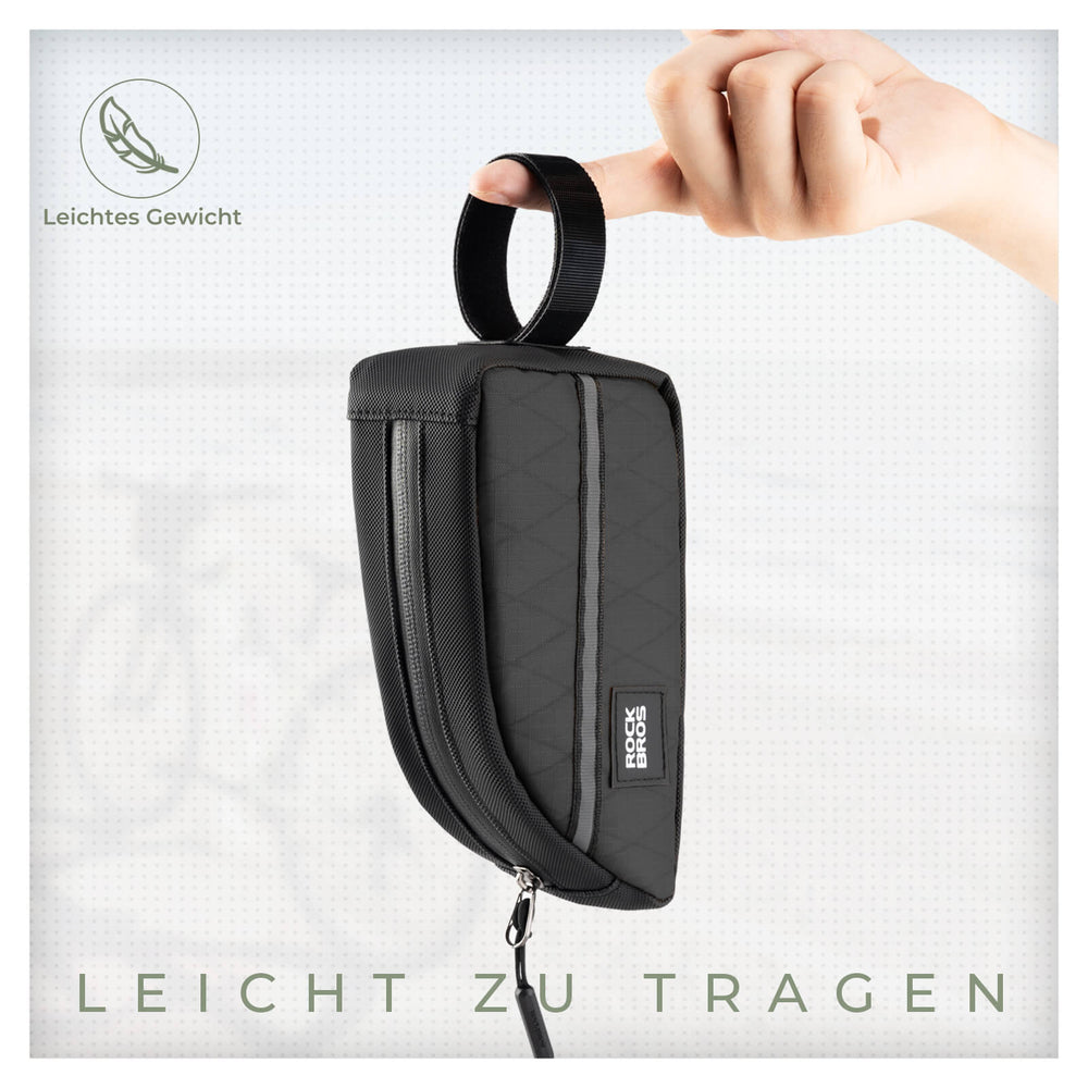 ROCKBROS Oberrohrtasche 0,8L Leicht für Klapprad Falträder 5 Farben