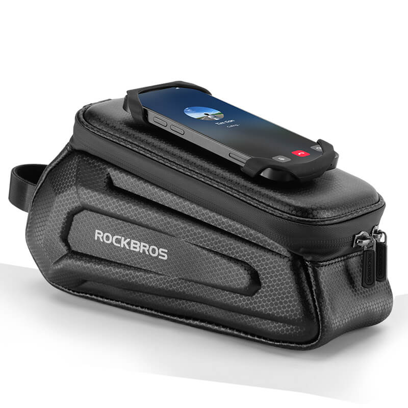 ROCKBROS Oberrohrtasche Handytasche Wasserdichte Fahrradtasche 6,5 Zoll