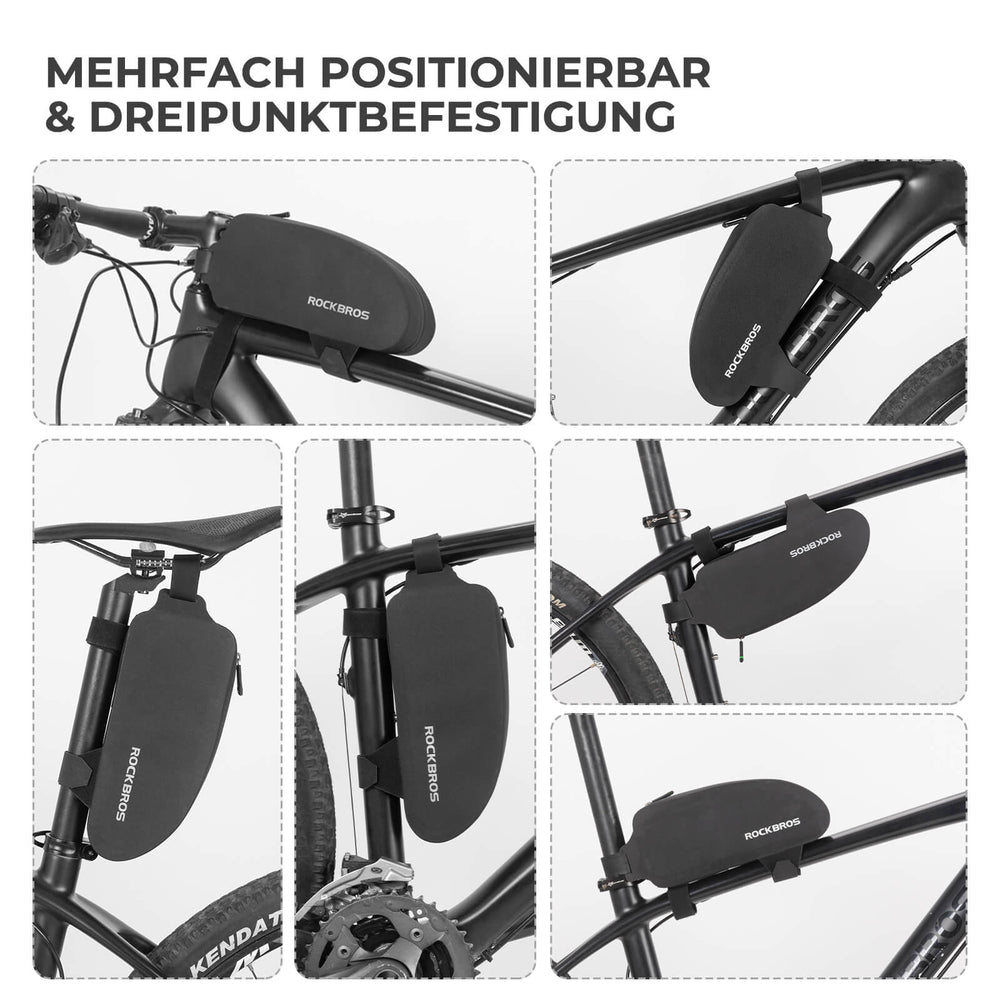 ROCKBROS Oberrohrtasche Rahmentasche 100% Wasserdicht Stabil&nbsp;für Rennrad MTB