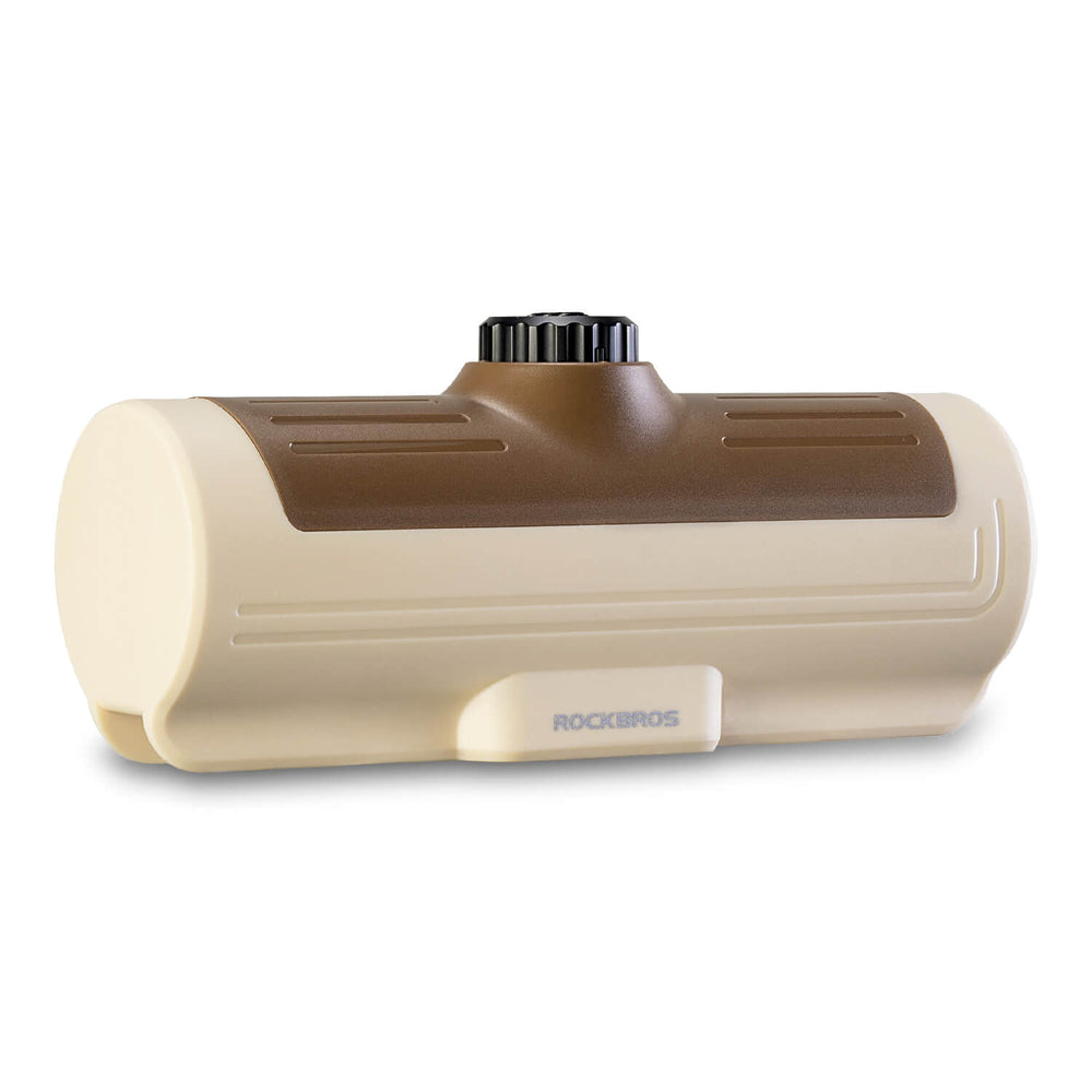 ROCKBROS Rahmen Box Abschließbare Fahrradbox Niemals Verformen/Sicher/Wasserdicht-Beige-Braun