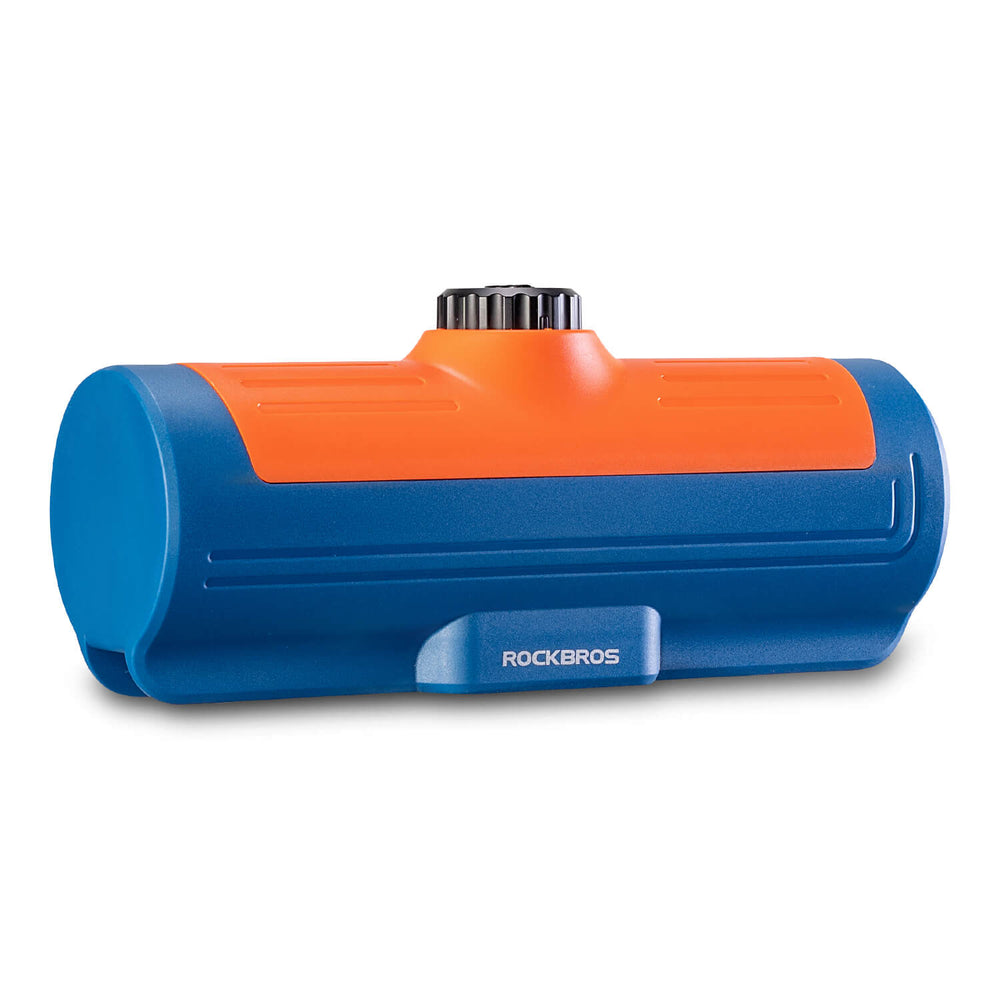 ROCKBROS Rahmen Box Abschließbare Fahrradbox Niemals Verformen/Sicher/Wasserdicht-Blau-Orange