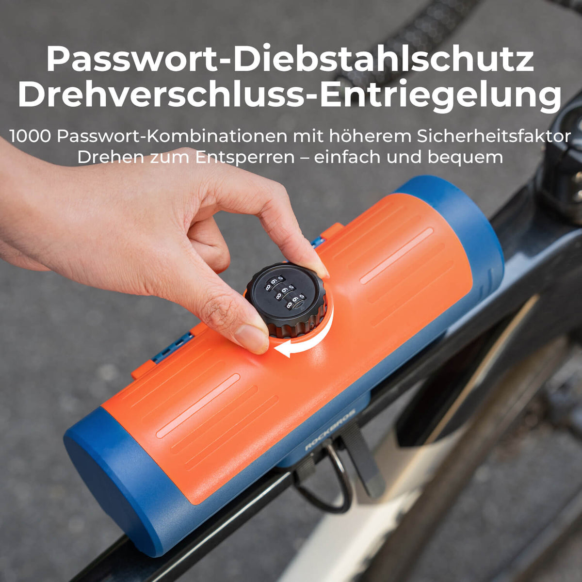 fahrradrahmen box ROCKBROS Rahmen Box Abschließbare Fahrradbox Niemals Verformen Wasserdicht – ROCKBROS-DE