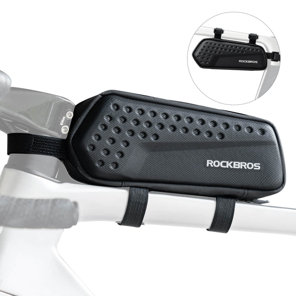ROCKBROS Rahmentasche Fahrrad Oberrohrtasche 1,1L für MTB Rennrad Gravelbike
