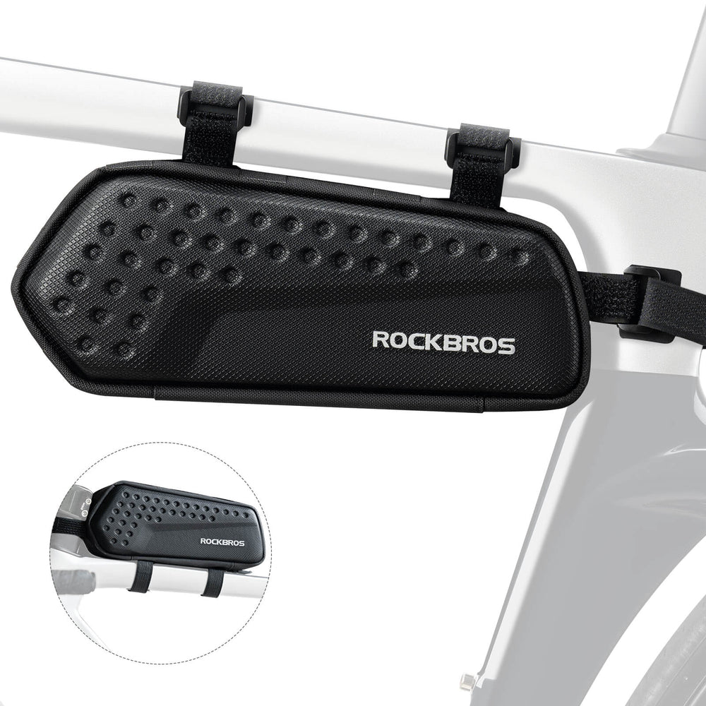 ROCKBROS Rahmentasche Fahrrad Oberrohrtasche 1,1L für MTB Rennrad Gravelbike