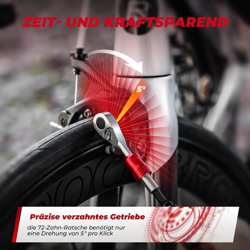 ROCKBROS Ratschenschlüssel Set 1/4 Zoll Mini Reparatur Werkzeug