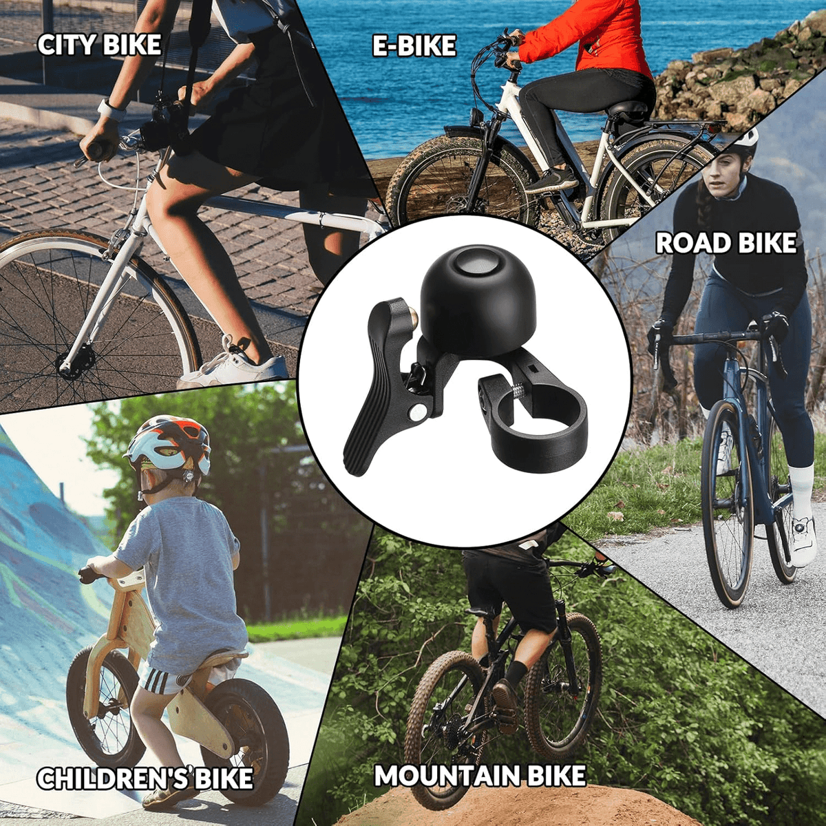 urban bike parts klingel ROCKBROS Road Bike Bell 100dB for Drop Handlebars 22.2mm – ROCKBROS-DE