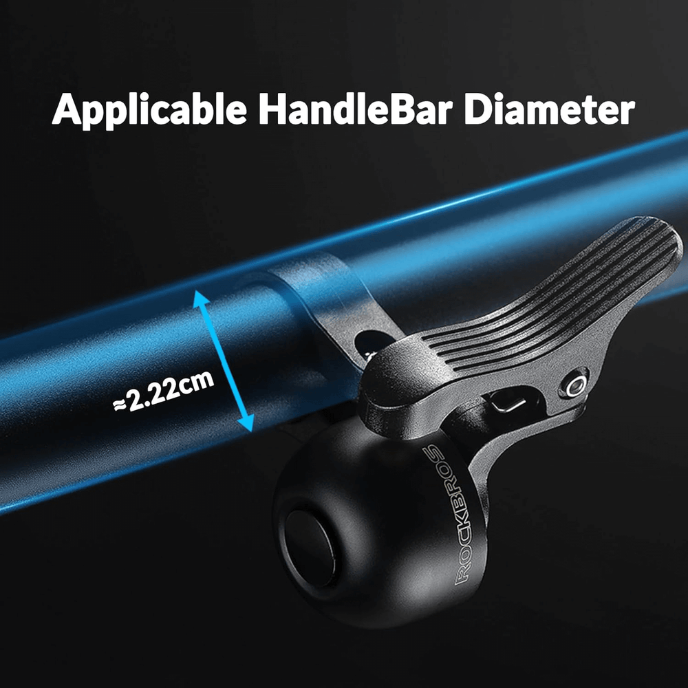 ROCKBROS Rennrad Fahrradklingel 100dB Links/Rechts für gebogene Lenker 22,2mm&nbsp;