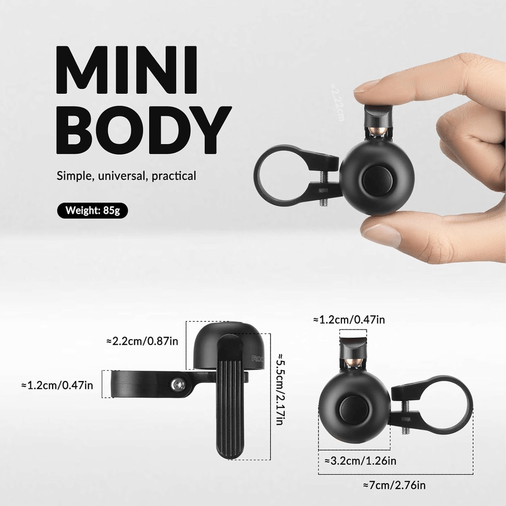 ROCKBROS Rennrad Fahrradklingel 100dB Links/Rechts für gebogene Lenker 22,2mm&nbsp;