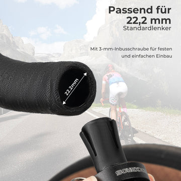 rennrad klingel lenkerende ROCKBROS Rennrad Fahrradklingel Mini Klingel für 22,2mm Dropbar Lenker –  ROCKBROS-DE