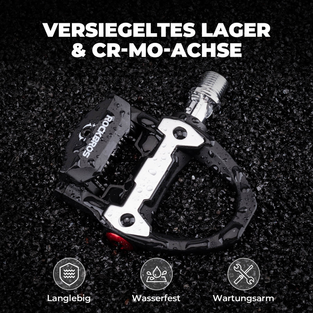 look spd pedale ROCKBROS SPD Pedals Clipless Pedals with Adjustable Tension for Road Bike Competition – ROCKBROS-DE